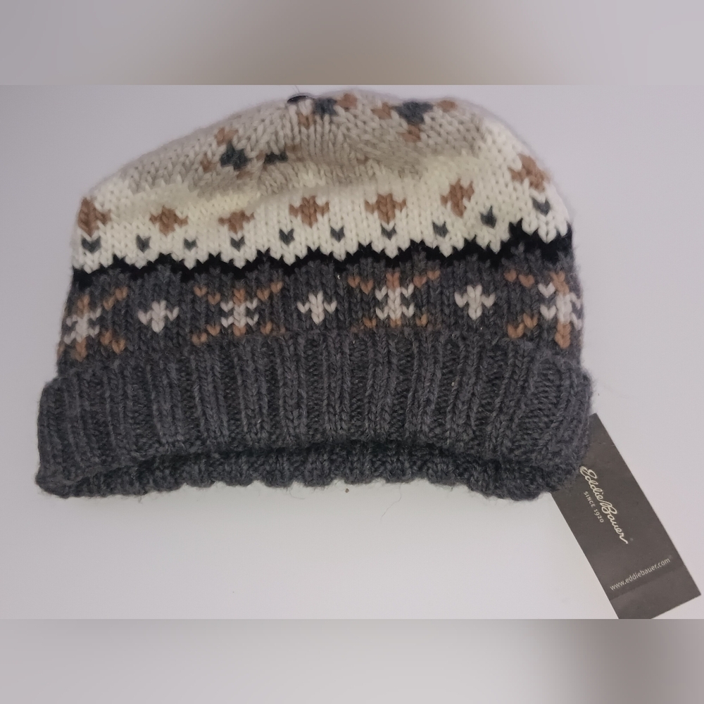 Eddie BAUER Knit GRAY Cap.   O/S